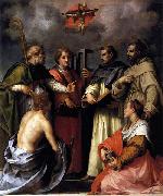 Andrea del Sarto Disputation on the Trinity Germany oil painting artist